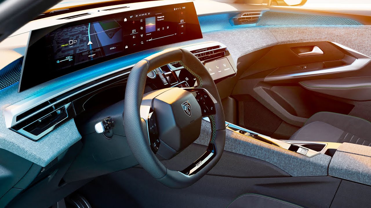 ⁣All New 2024 Peugeot 3008 Interior – First Look / New Panoramic i-Cockpit