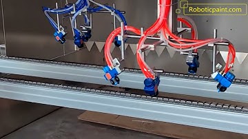 Automatic Pass Through Conveyor Robotic Sprayer