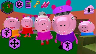 Piggy Neighbor Family Escape Obby House 3D | New Update | Level 16 | Gameplay