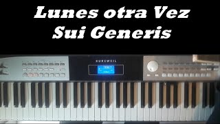 Como tocar Rock Nacional piano facil 13 Lunes otra vez Charly Garcia Sui Generis