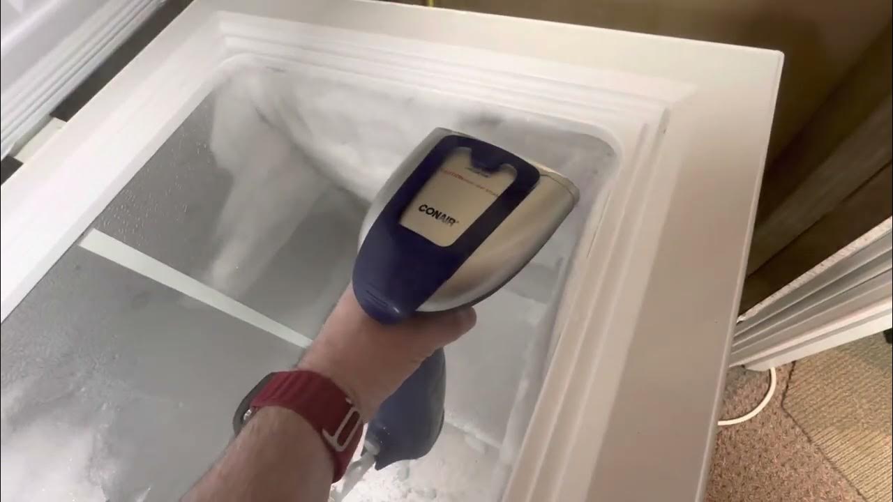 Best & fastest way to defrost a chest freezer - YouTube