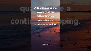 Wisdom for Everyday Living - Proverbs 19 (WEB)