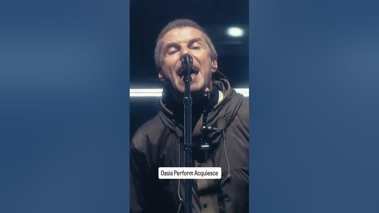 Oasis Performs "Acquiesce" at Their Comeback Show to Kick Off Their Live '25 Reunion Tour #Shorts