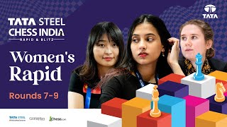 Divya & Ju Wenjun Battle For Glory | Tata Steel Chess India Womens Rapid Day 3