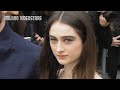 Raffey cassidy  milan fashion week 23 february 2023 show emporio armani