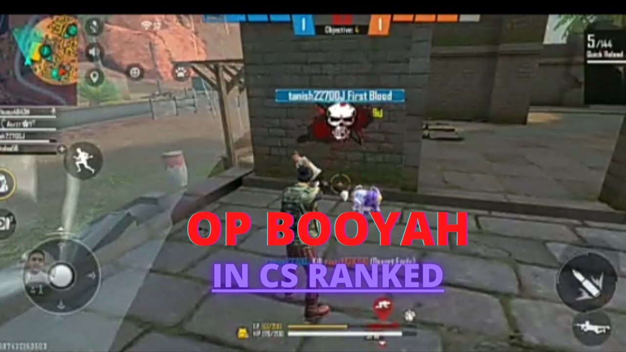 OP BOOYAH IN CS RANKED IN FREE FIRE - YouTube