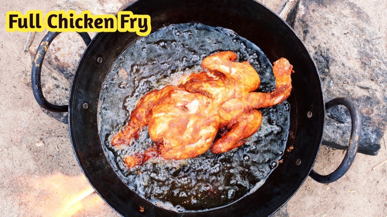 Full Chicken fry | whole chicken deep fry | முழு கோழி மொறு மொறு வறுவல்