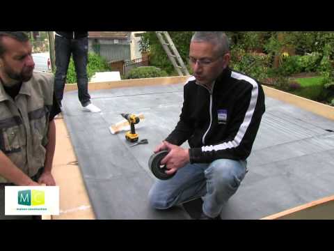 Étanchéité membrane EPDM toiture plate (partie 1/2)