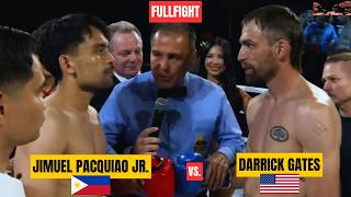 Brutal Ko Jimuel Pacquiao Destroys Darrick Gates In Round 2 I Full Fight