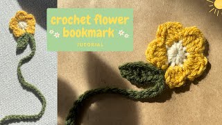 Crochet Flower Bookmark  Beginner Friendly, Fast