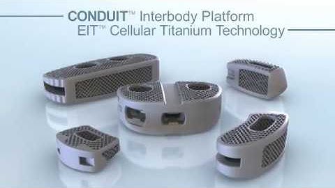 DePuySynthes: CONDUIT Interbody Platform EIT Cellular Titanium
