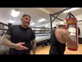 Andy Ruiz training Big Boy for a celebrity exhibition boxing fight Opponent is a huge name