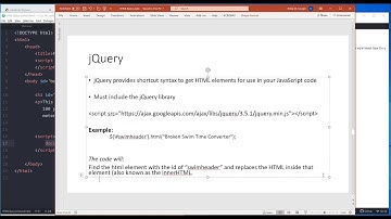 6. HTML Document Object Model (DOM) and jQuery