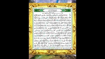 #بداية سورة النبا بورش عن نافع /عن ياسين الجزايري🇩🇿/مصخف التجويد الملون 🌲/تلاوة سارا بلعمري #