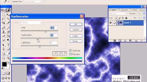 TEACH ADOBE PHOTO SHOP IN URDU PART 3 Effect Electricity.avi