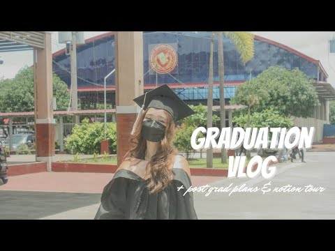 Graduation Vlog 🎓 + post grad plan and notion tour | Luna Blair