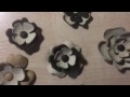 EASY LEATHER FLOWERS DIY