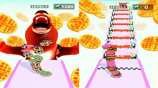Pancake Rush Level 1-4 | Pancake Untuk Bos Beruang | Gameplay Walktrough screenshot 5
