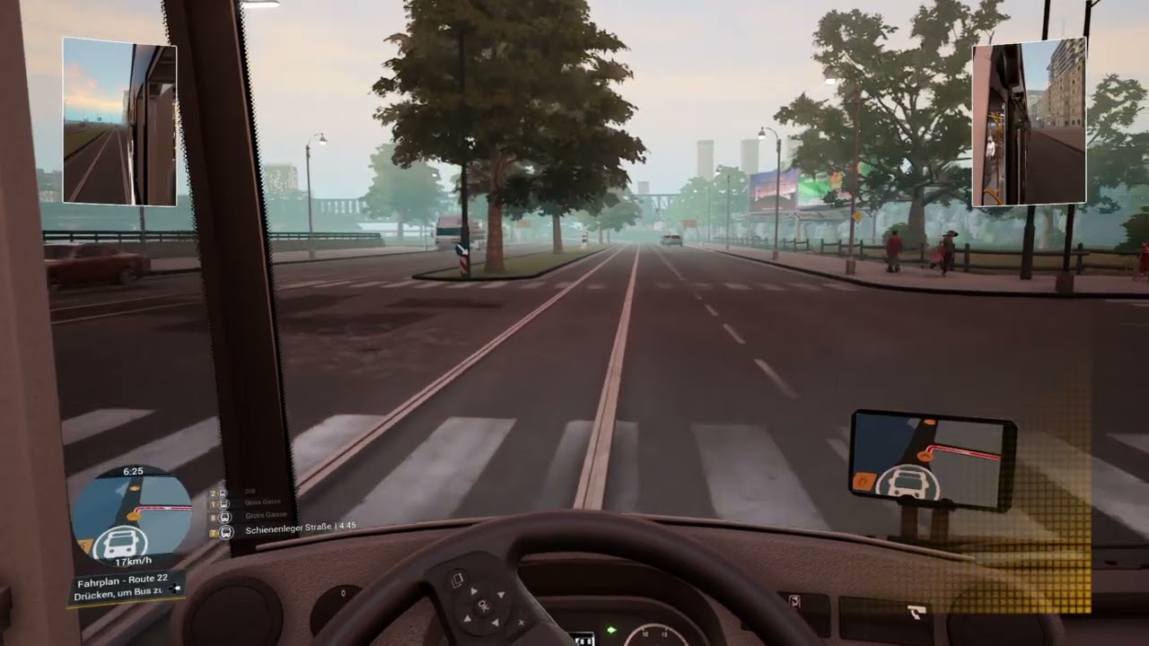 Bus Simulator 21 fahrt mit dem Längsten Mercedes Gelenkbus