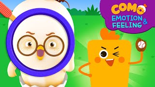 Emotion & Feeling with Como | Learn emotion | Confident | Cartoon video for kids | Como Kids TV