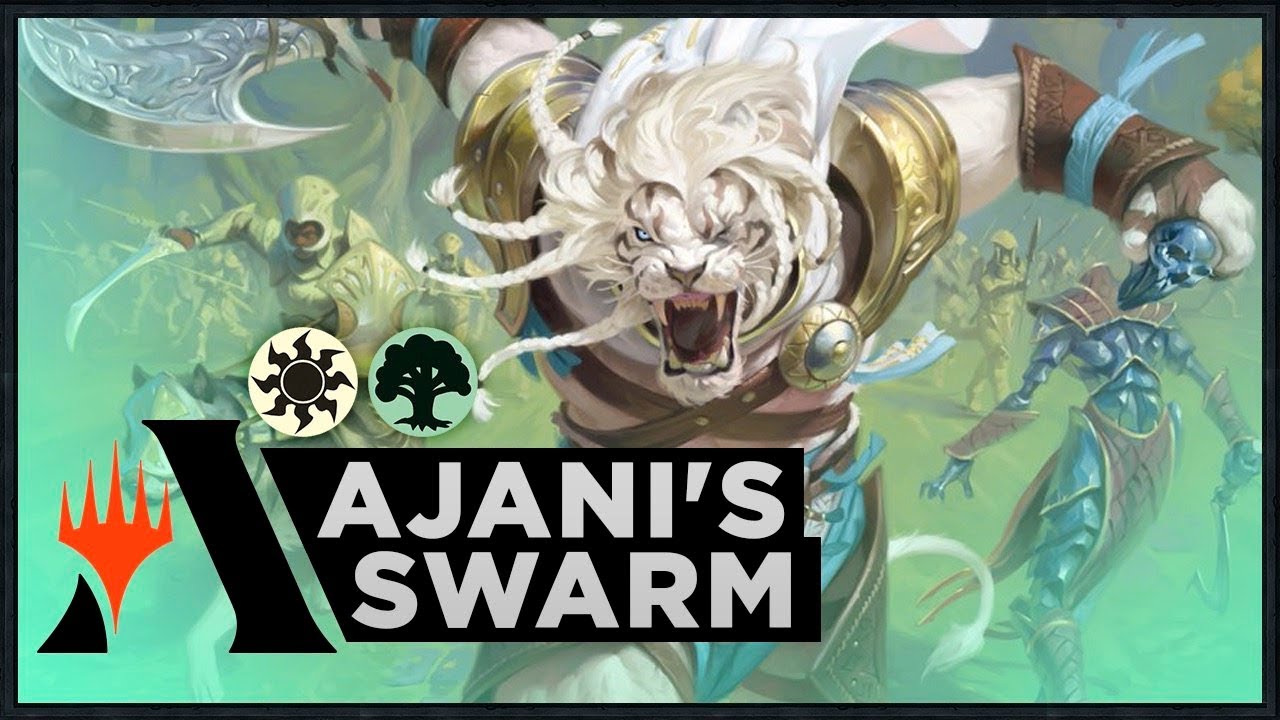 war of the spark best cards Ajani's Greathearted Swarm | War of the Spark Standard Deck (MTG Arena)