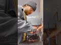 Sharpening and machete with a side of Sparks!!!