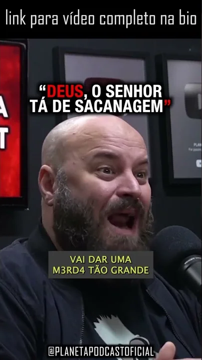 imagem do vídeo “MEU DEUS, O SENHOR TÁ ME TESTANDO?” com Paulinho Serra | Planeta Podcast #shorts