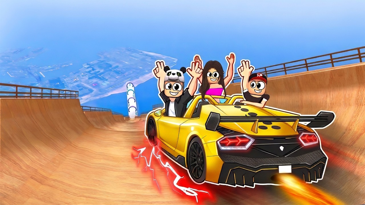 GTA 5'te İMKANSIZ Mega Rampa Parkurundan Uçtuk! (Heronpuppy GTA 5)