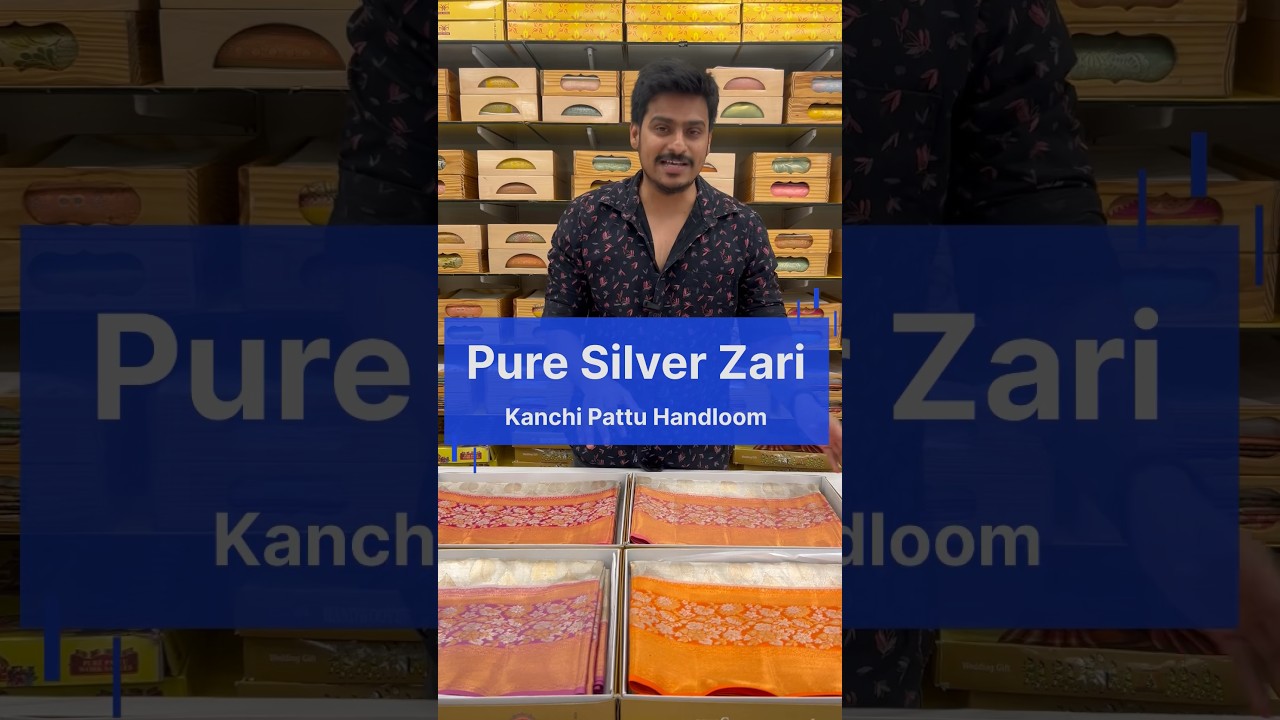 Pure Silver Zari saree….!!! 