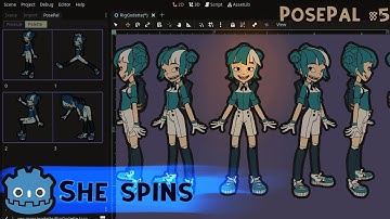 Godette Turnaround Complete and Addon new Interface - PosePal Devlog #5