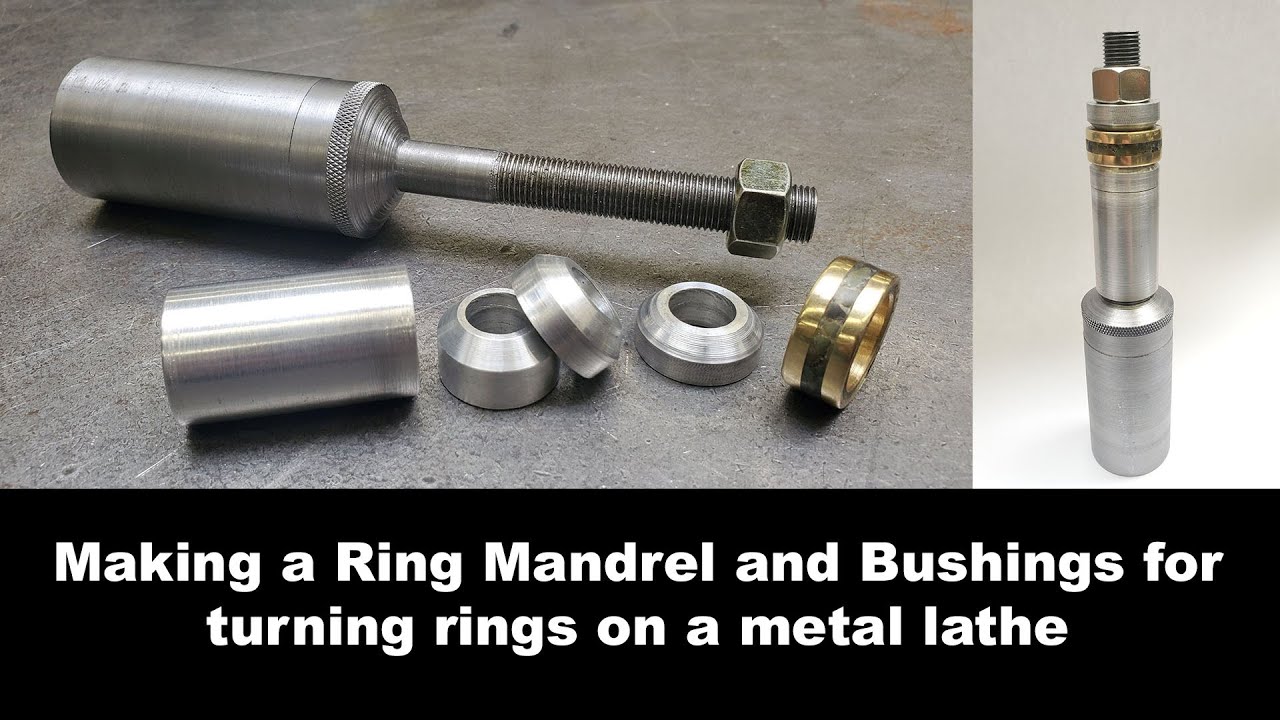 Stainless Steel Expanding Ring Mandrel Set for the Mini-Lathe