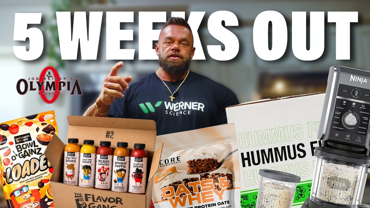 3,448 Calorie Full Day of Eating | 5 Weeks Out to the Mr. Olympia | Rest Day Diet