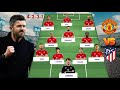 🚨MANCHESTER UNITED Vs ATLETICO MADRID STATING LINEUP (Preseason match) With SUMMER TRANSFER