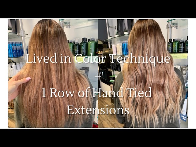 How to Apply ​Hand Tied Hair Extensions - Beaded Row application - Vision Hair  Extensions