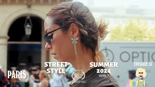 WHAT ARE PEOPLE WEARING IN PARIS? (Paris Street Style -- Summer 2024) Episode 58