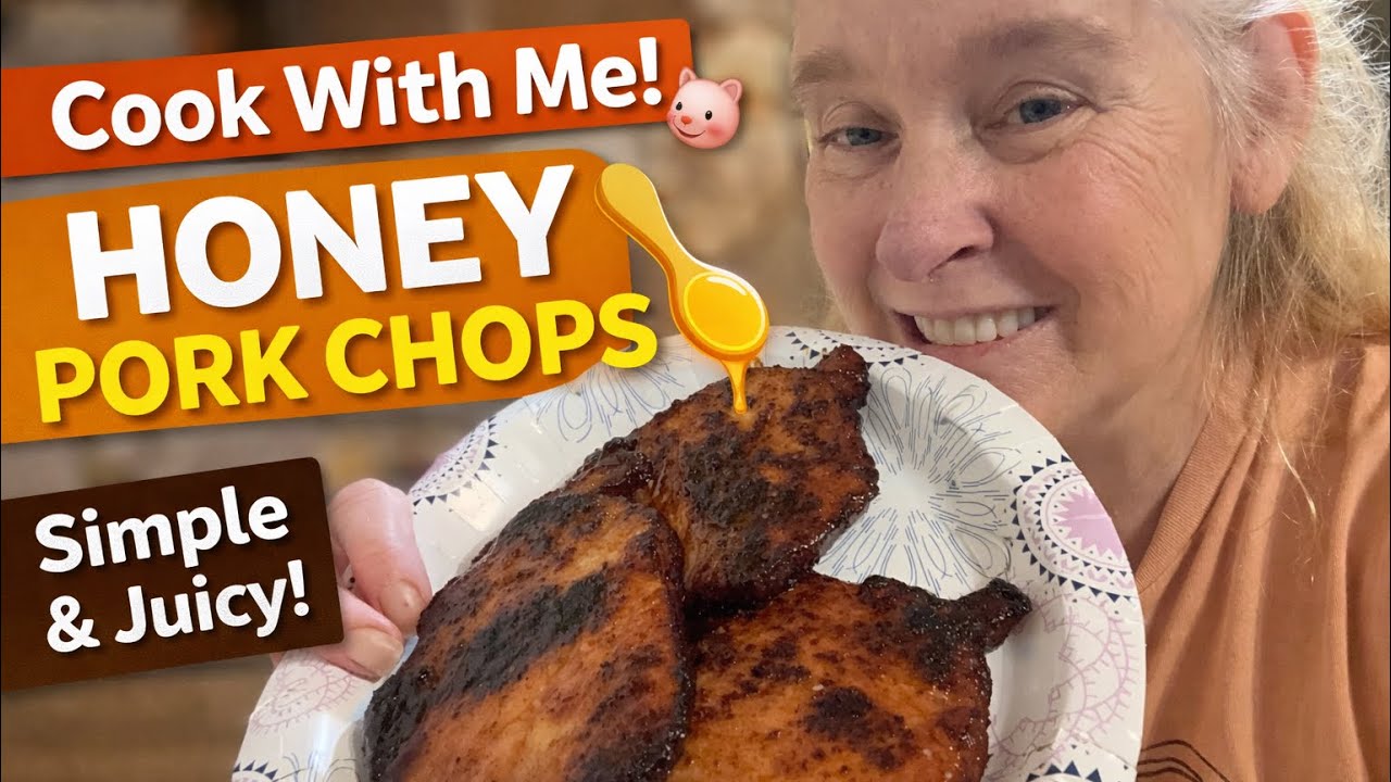 Свиные отбивные в медовом соусе | Готовим вместе 🍯 Простой, сочный ужин для всей семьи