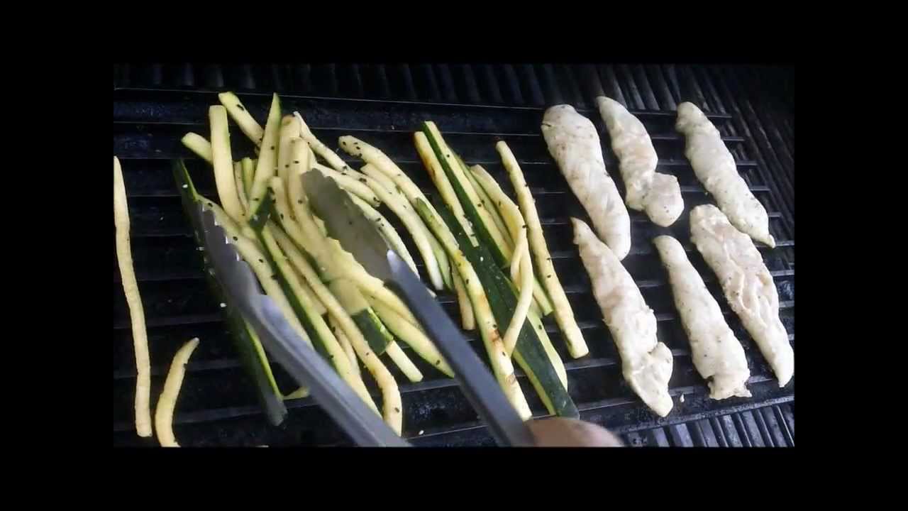 Barbeques Galore Grill32 Challenge Week 15, Day 4 Stainless Steel Grilled zucchini straws