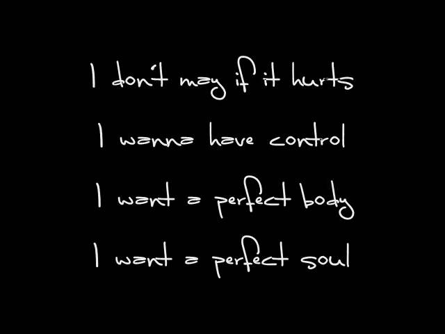 I want a perfect body