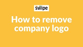 How to remove company logo | Swipe screenshot 1