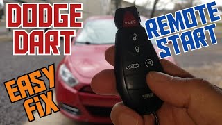 How to fix the remote start on a Dodge Dart 2013-2016