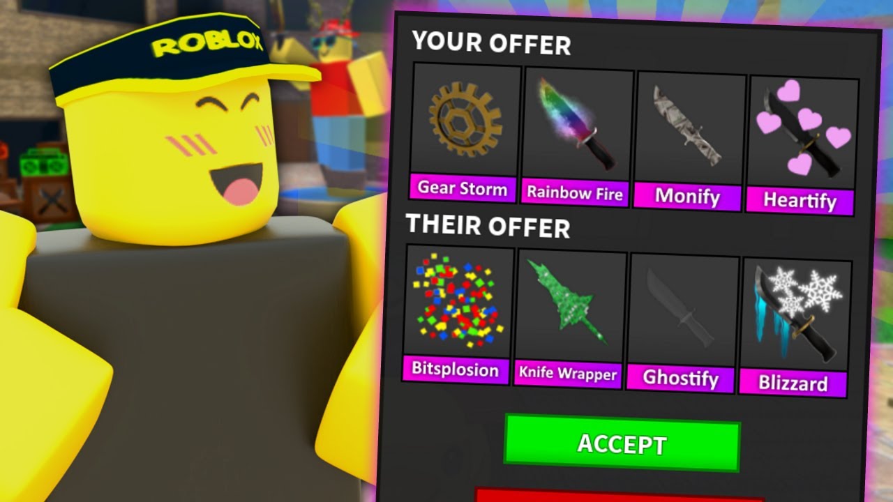 MM2 (Murder Mystery 2) – Trading for Web/Rupture Set (Legendary), Today,  I'm trading for the legendary Web and Rupture knife / gun set in MM2., By  KEIRAN BLACK