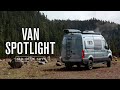 VAN SPOTLIGHT: Mr. Blue Sky | Outside Van 4WD Mercedes-Benz Sprinter 144 Van Conversion Tour