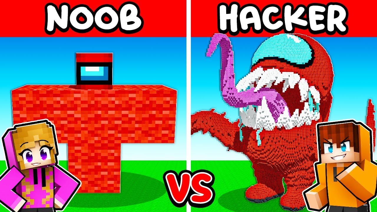 NOOB vs PRO vs HACKER - Among Us 