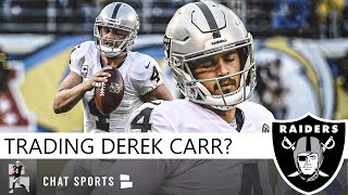 Derek carr trade rumors are heating up after a report broke late last
night that nfl teams prepared to inquire with the raiders about
possibility of trad...