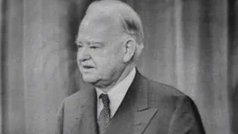 Herbert Hoover "Former President Talks About Freed...