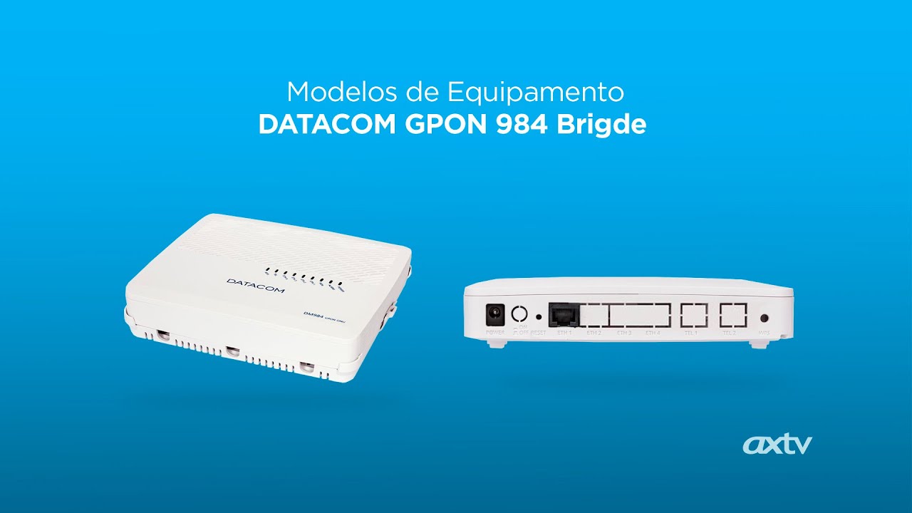 Modelos de Equipamento Datacom GPON 984 Brigde