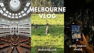 🇦🇺 free & easy Melbourne travel vlog ✈️ exploring the city in 3 days & seeing wild kangaroos 🦘