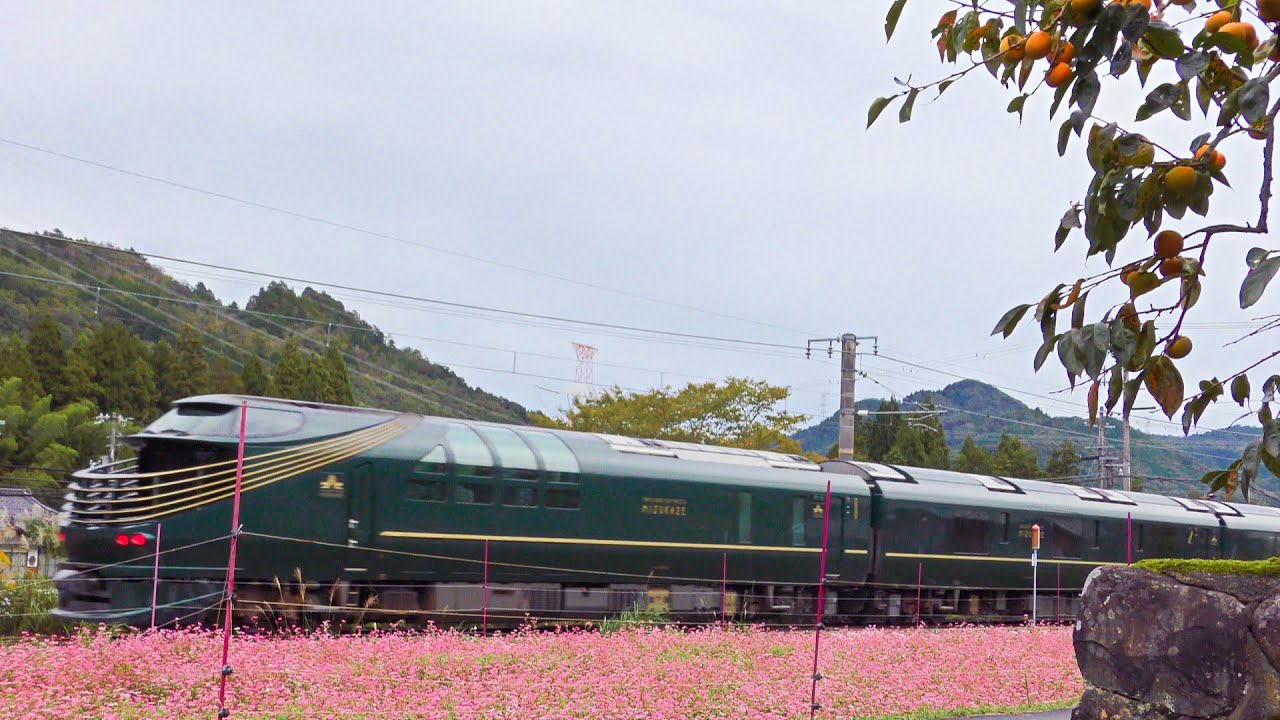 4K版 87系 トワイライトエクスプレス瑞風 第四下原踏切