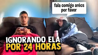 PASSEI 24 HORAS IGNORANDO A MINHA NAMORADA😂