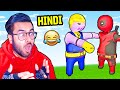 HUMAN FALL FLAT: THANOS VS DEADPOOL | @Hitesh KS : Hindi Gaming ON @Gaming Tak